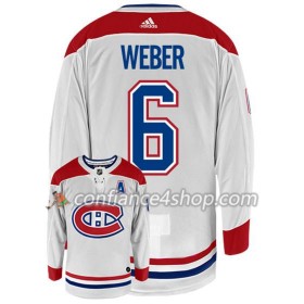 Adidas Maillot de Hockey Montreal Canadiens SHEA WEBER 6 Blanc Authentic - Homme